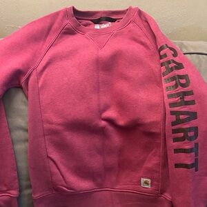 Carhartt women’s Fuchsia Crewneck Sweater